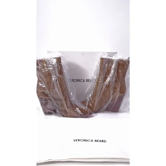 Veronica Beard Women's Logan Suede Booties Boots Hazelwood NIB 498 9.5 - Picture 11 of 16